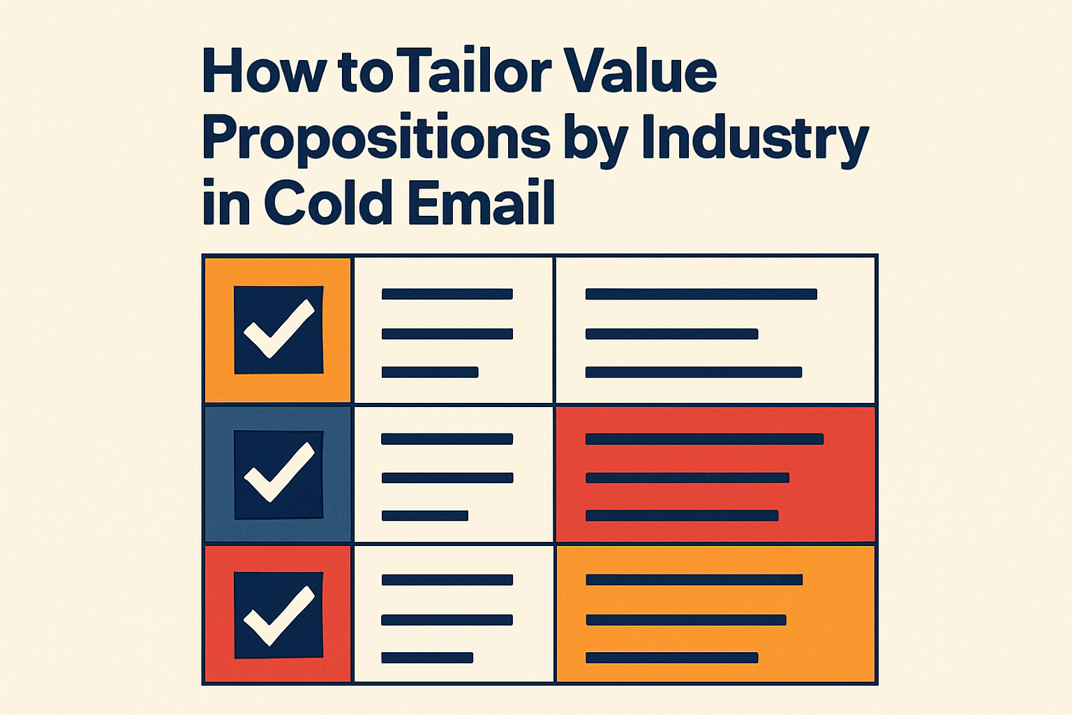 How to Tailor Value Propositions by Industry in Cold Email